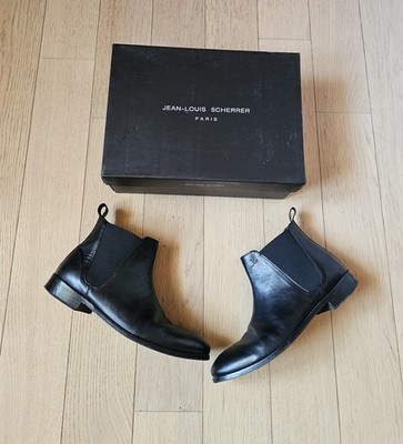 Jean Louis Scherrer Men's Genuine Leather Ankle Boots (Size 43) Verdi model