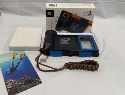 Shellbox Black/blue Professional Apple/Samsung 15M (49 )Water Proof Diving Case 