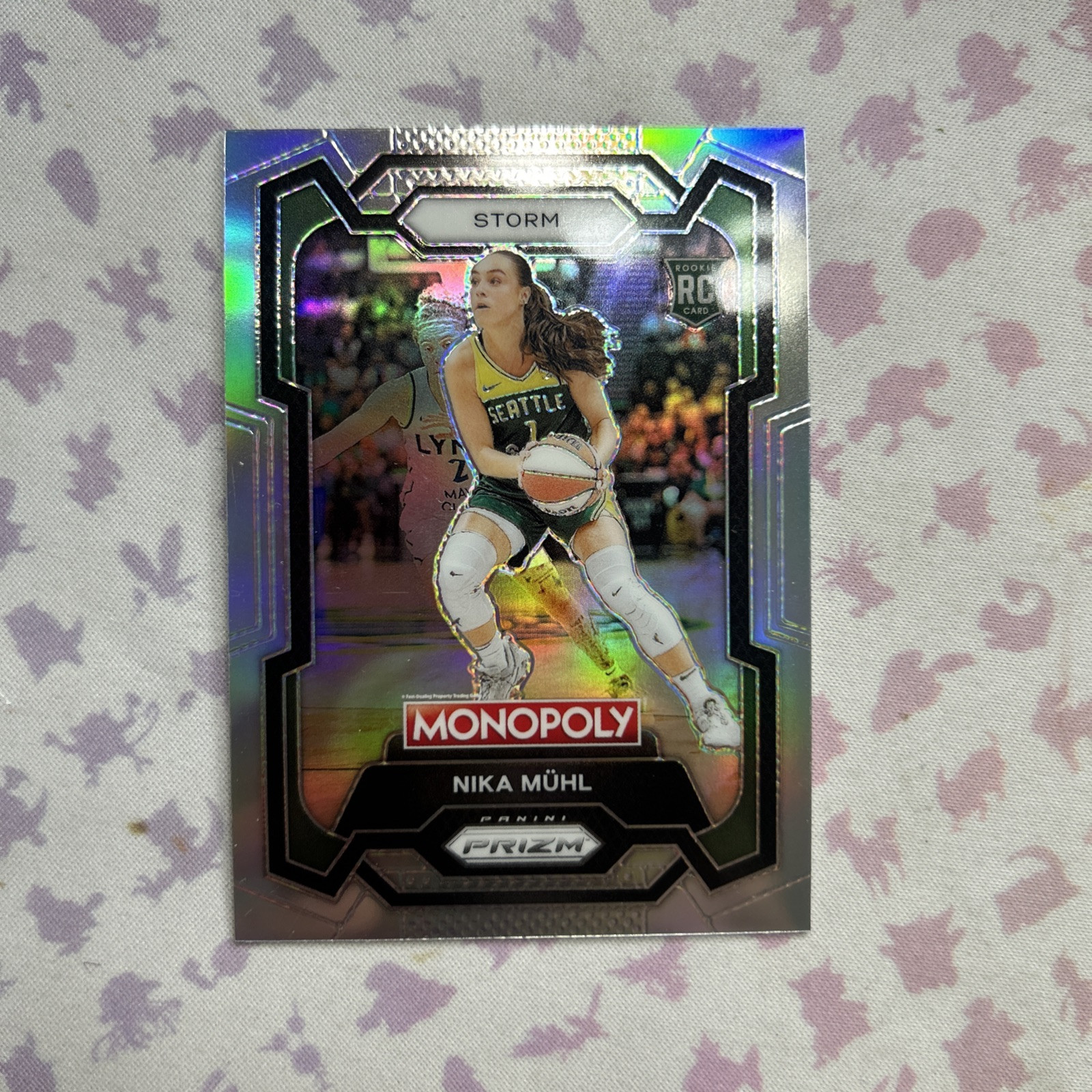 2024 Panini Prizm Monopoly WNBA - Nika Muhl #4 Silver Prizm (RC)