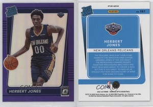 2021-22 Panini Donruss Optic Rated Purple Prizm Herbert Jones #157 Rookie RC