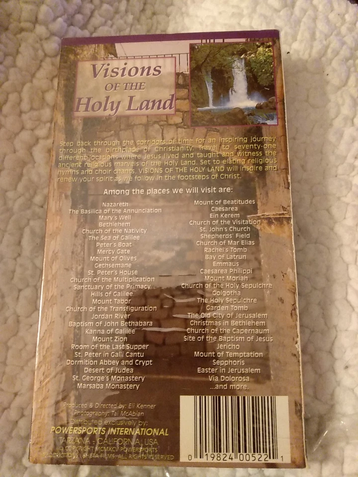 Visions of the Holy Land A Spiritual Journey Back In Time VHS Tape - Image 2 of 4