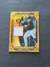 2023 Panini Chronicles - Gold Standard Swatches Henry Davis #GSS-HD Gold  (RC)