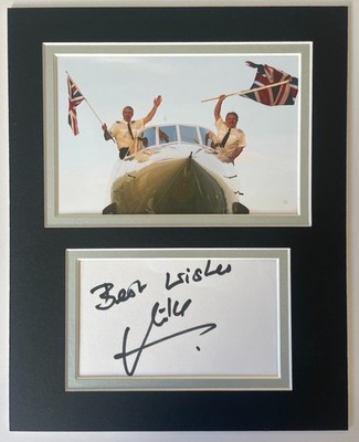 Mike Bannister Signed Autograph 10x8 photo mount display Chief Concorde Pilot