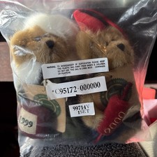 Boyds Bears 1999  2000 Plush Collectable Ornaments Retired new with Tags.