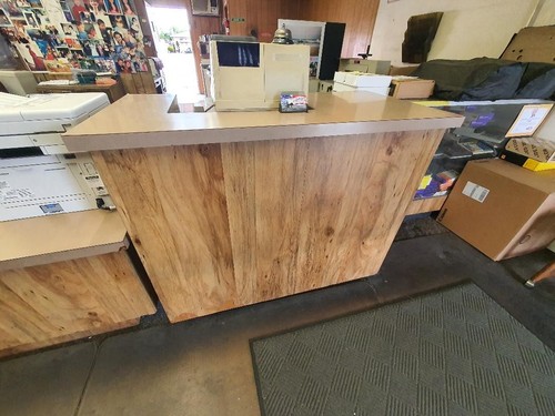 3 Pcs. Office Reception Furniture: Counter, Stand, Display counter