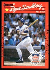 Ryne Sandberg 1990 Donruss #692 Chicago Cubs FREE SHIPPING AutographDen