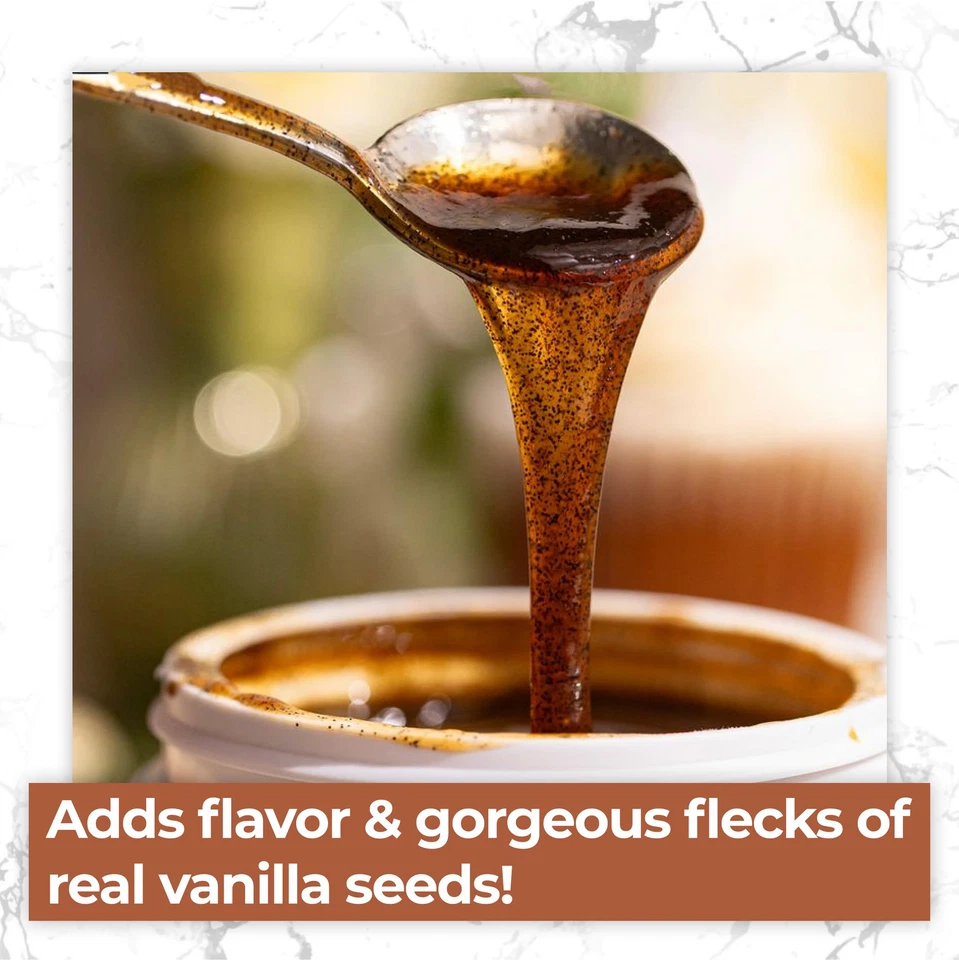 Natural Vanilla Bean Paste 4 Fl Oz Concentrated Flavor for Baking Cooking - Image 3 of 4