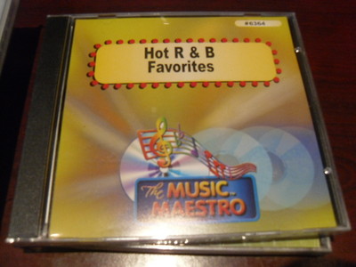 MUSIC MAESTRO KARAOKE 6364 HOT R&B FAVORITES CD+G OOP SEALED