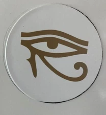 FRIDGE MAGNET TYPE EYE OF HORUSE - GOLD PRINT