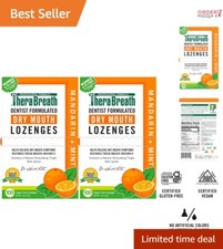 200 Count Mandarin Mint Dry Mouth Lozenges with Zinc - Freshen and Soothe