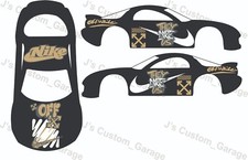 Universal Off-White 1/64 custom water slide decal Compatible for hot wheels