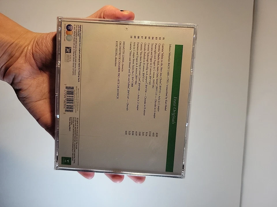 KURT REDEL INTERPRETE J.S. BACH CD - BRAND NEW! A210 Foto 4 de 4