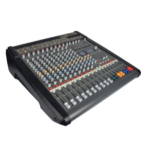 S-1200 1200W*2 Profesional 12 Canales Alimentado Mezclador Consola para Escenario - Imagen 2 de 4