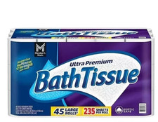 Member's Mark Ultra Premium 2-Ply Toilet Paper 235 sheets/roll, 45 rolls