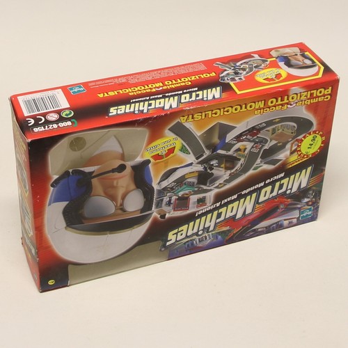 Micromachines GIG Galoob Micro Machines I cambia Faccia Poliziotto Motociclista - Foto 3 di 3