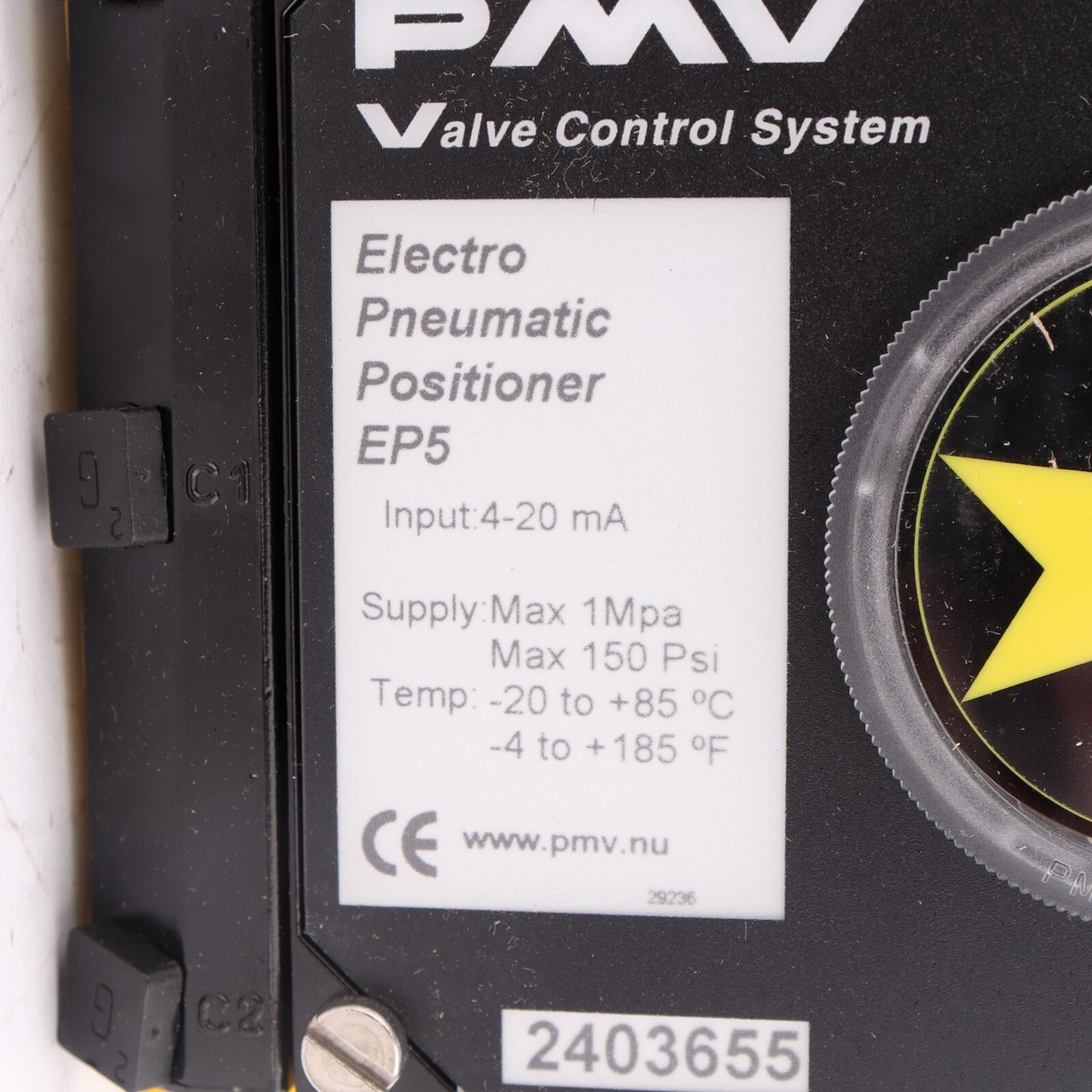 PMV 27840 EP5XX-HPGU-23K01-PV9DA-4Z Electro Pneumatic Positioner