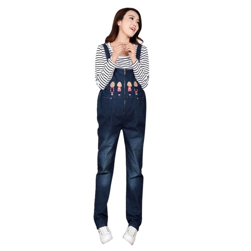 Maternity Suspender Trousers Prop Belly 
