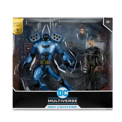 MCFARLANE TOYS 7'' DC MULTIVERSE ROOKIE VS MISTER BLOOM 2 PACK (GOLD LABEL SDCC)