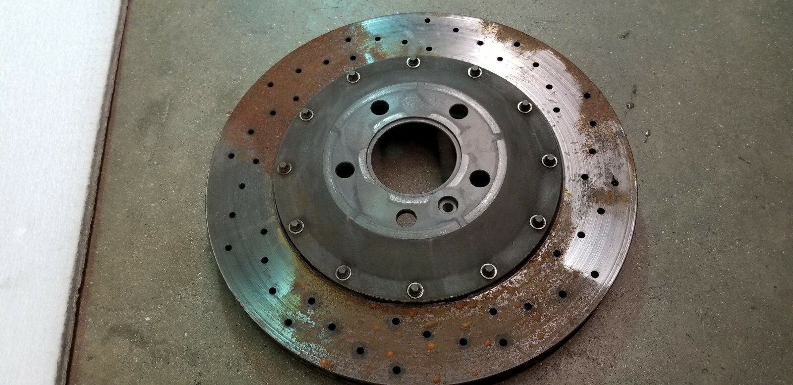 MCLAREN MP4-12C REAR BRAKE DISC ROTOR OEM PA2494-2429 LEFT OR RIGHT 