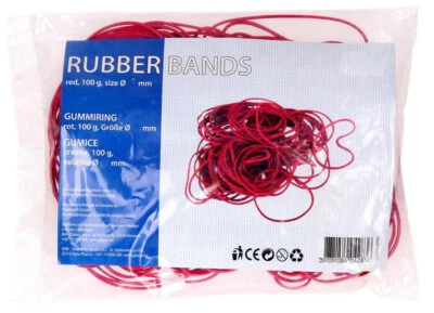 MARKENLOS Gummiringe Gummibänder Haushaltsgummis Büro Gummiband Gummis 45 mm 100 g