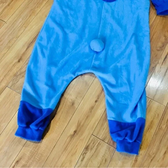 Lilo Stitch Una Pieza Mujer Talla Única Disfraz Mono Azul Polar Mameluco Grande Foto 3 de 4