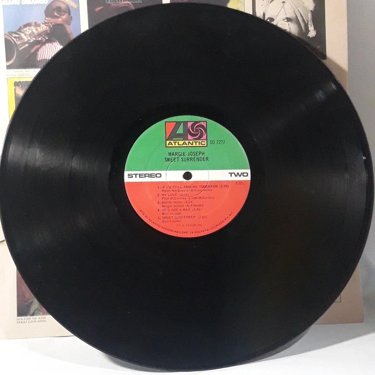 MARGIE JOSEPH Sweet Surrender 1974 Atlantic Records 1st Press SD