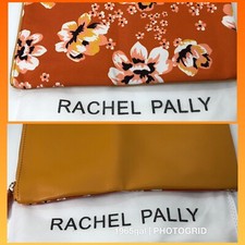 Rachel Pally Nwt Marigold Coated Canvas Clutch