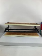 Floating Shelves Wall Mounted Set of 2 Rustic Wood Wall Storage Shelves