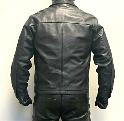 ジャケット・アウター 90s claiborne leather jacket Claiborne Black Lambskin Full Zip Leather Jacket, Size L | eBay