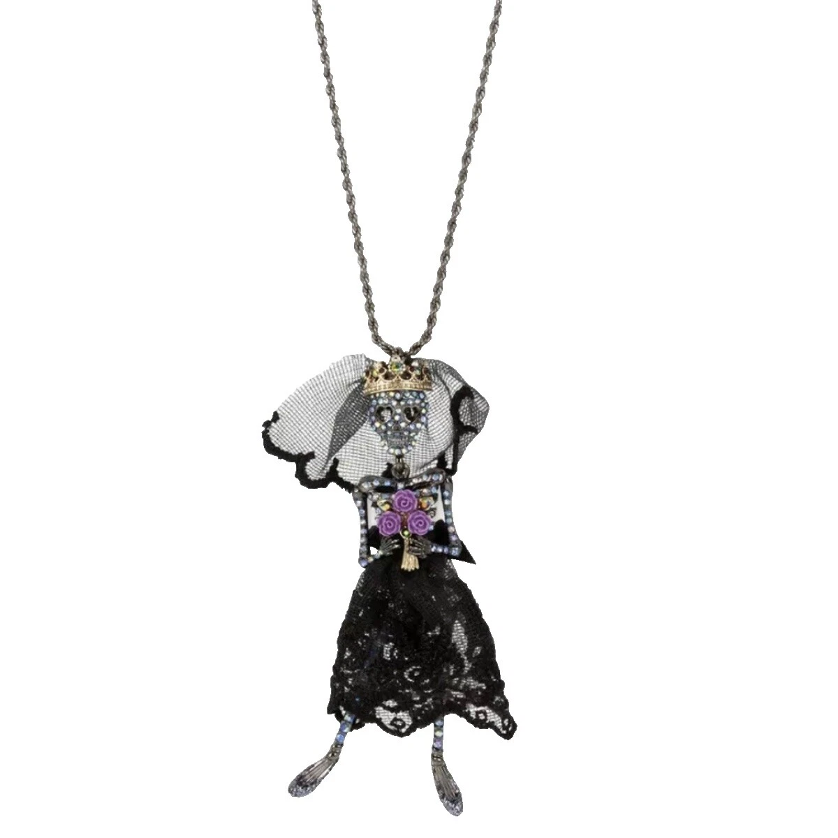 Betsey Johnson Skeletons & Skulls Fashion Necklaces & Pendants