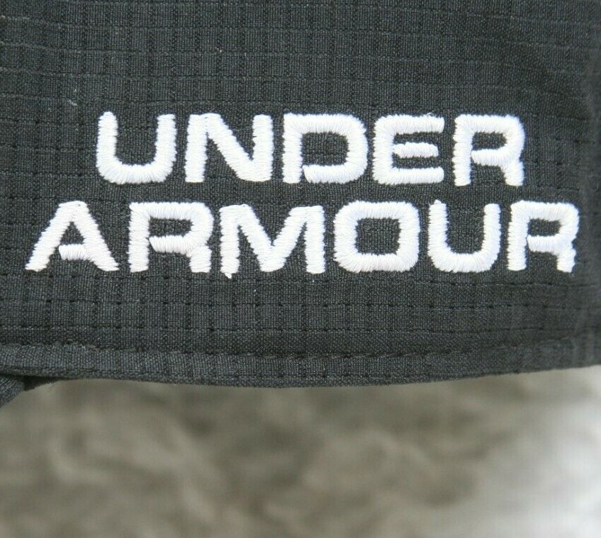 Under Armour Black White Solid Baseball Hat Adult… - image 3