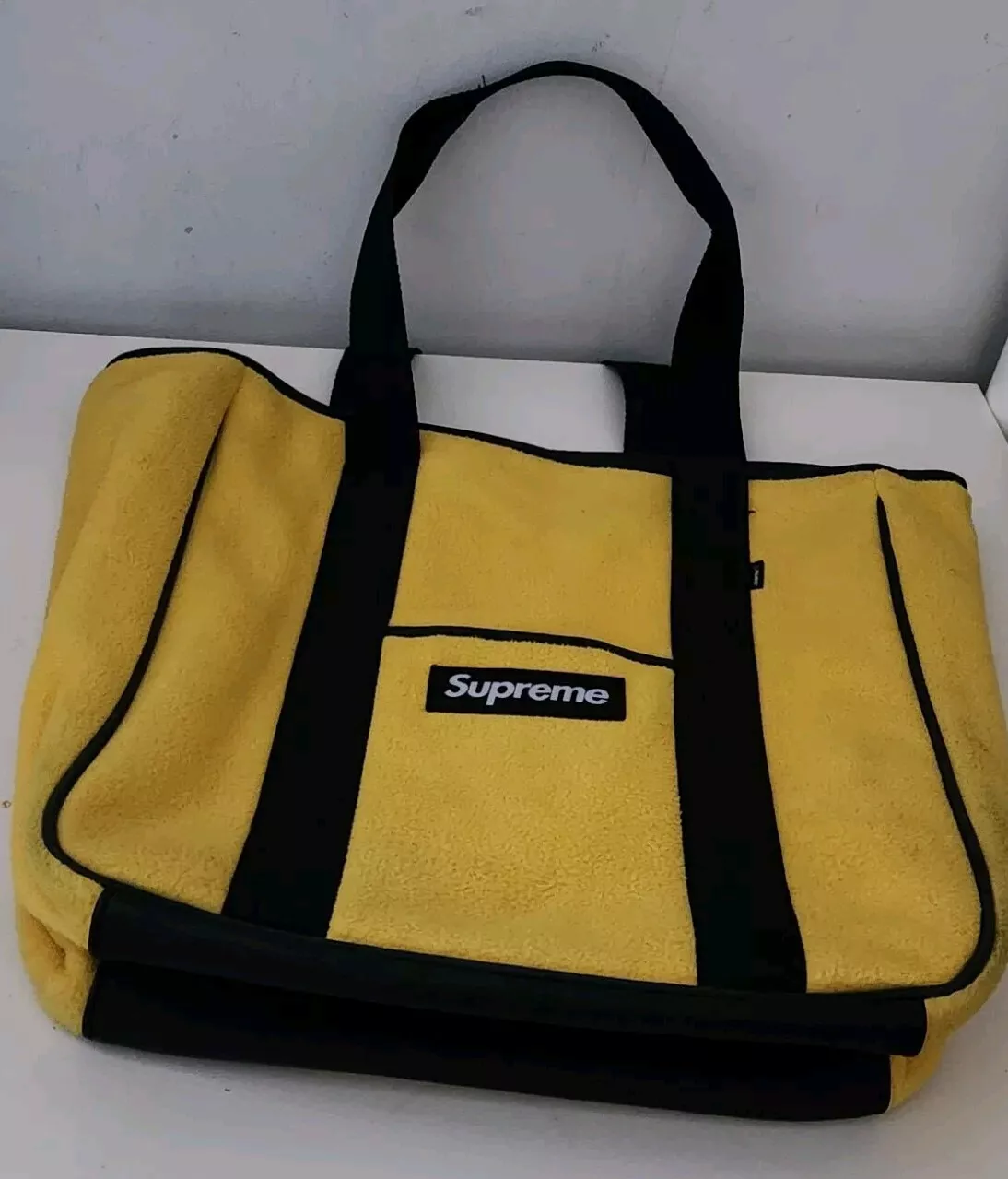 Sac fourre tout jaune polaire FW17 Supreme Polartec 20L