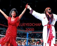 SHERRI MARTEL & RANDY SAVAGE WRESTLER 8 X 10 WRESTLING PHOTO WWF WCW