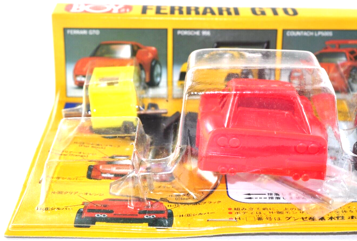 Kit Maquette Ferrari GTO 1/24 Gunze Sangyo - Pullback Turbo Motor - Vintage Rare