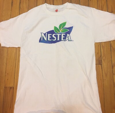 Nestle Nestea Iced Tea Promotional Shirt M Drink Beverage Ice Promo Brand
