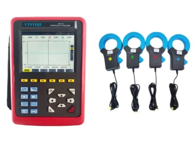 Digital Power Quality Recorder with Current Range 1.0A~1000A 4pcs Sensors
