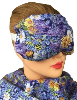 Eye Mask Lavender Eucalyptus, Sinus, Herbal Pack, Lavender Forest