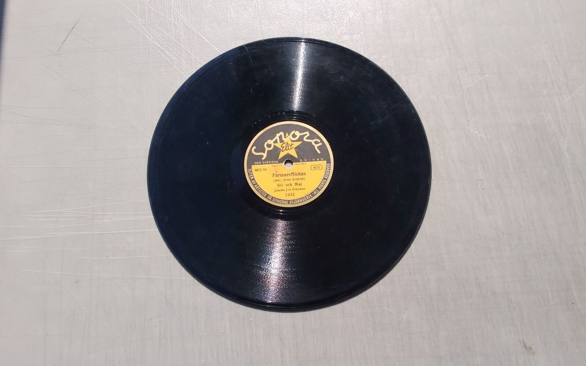 SHILOH US盤レコード Siv och Maj 78rpm Single 10-inch Sonora Records #7432