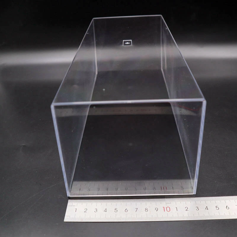Acrylic Case Model Car Display Box Show Transparent Dust Proof 1/24 29cm Clear - Image 4 of 4