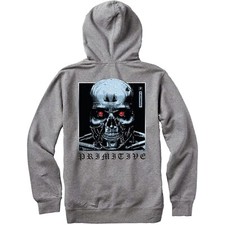 Primitive Terminator 2 Judgement Day Machine Hoodie Men's Heather Grey NWT