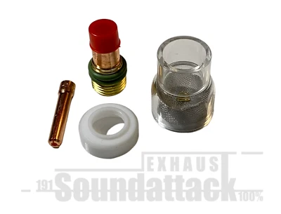 SOUNDATTACK EXHAUST WIG TIG 12# Pyrex Glasdüse-Set SR/WP17/18/26 Brenner passt bei Rehm,EWM,Lorch