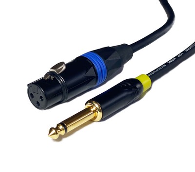 Câble Splitter XLR Mâle Vers Double Jack 6.35mm - 3m - Pour Microphone Et Table De Mixage