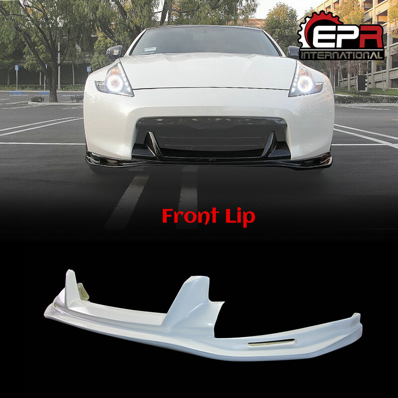 For Nissan 09-12 Zenki 370Z Z34 TS Style FRP Front Bumper Lip