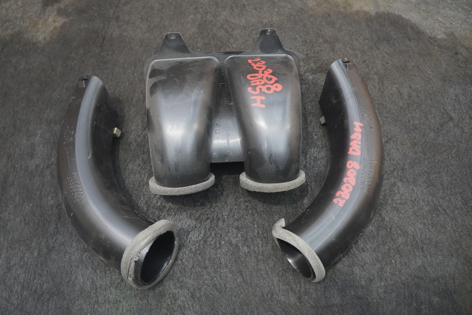 Set 3 Dash Panel Air Vent Duct Tube 13N0303CP 13N0364CP OEM McLaren 570S 2019
