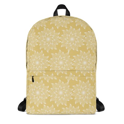 yellow backpack diaper bag