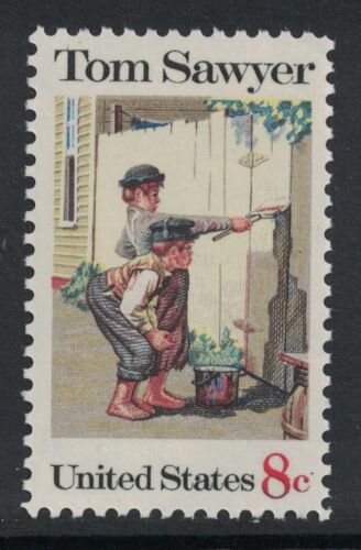 Scott 1470- Tom Sawyer, American Folklore- MNH 8c 1972- unused mint stamp - Foto 1 di 1
