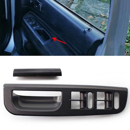 RHD Master Window Switch Panel +Handle Trim Black for VW Golf Jetta 98