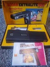 Vintage Kodak Ektralite 500 Film Camera Original Box  Manual