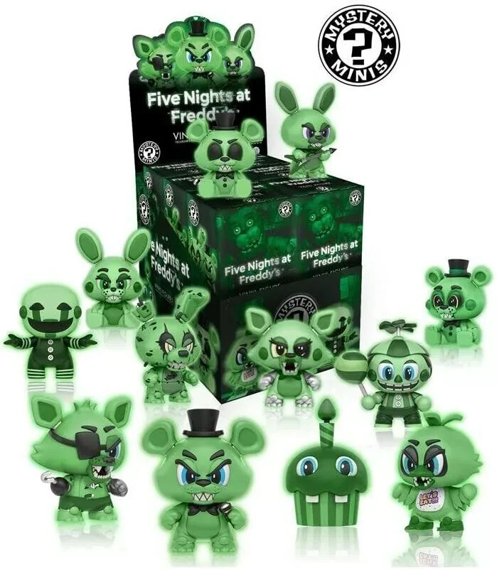 Mystery Minis Five Nights at Freddy's Mini Figure Case of 12 GID