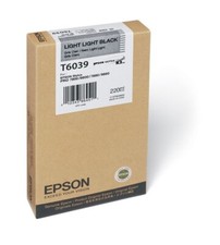 original EPSON T6039 lumière d'encre noire Stylus Pro 7800 9800 MHD   2025